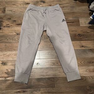 ADIDAS JOGGERS MENS SZ. LARGE HEATHER GRAY